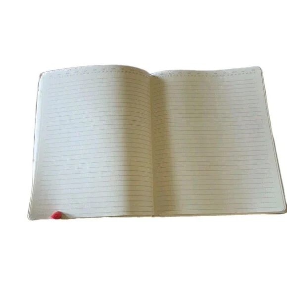 Graphique Notebook Journal Blue Floral Motif Lined Luxury Bound - Picture 7 of 11